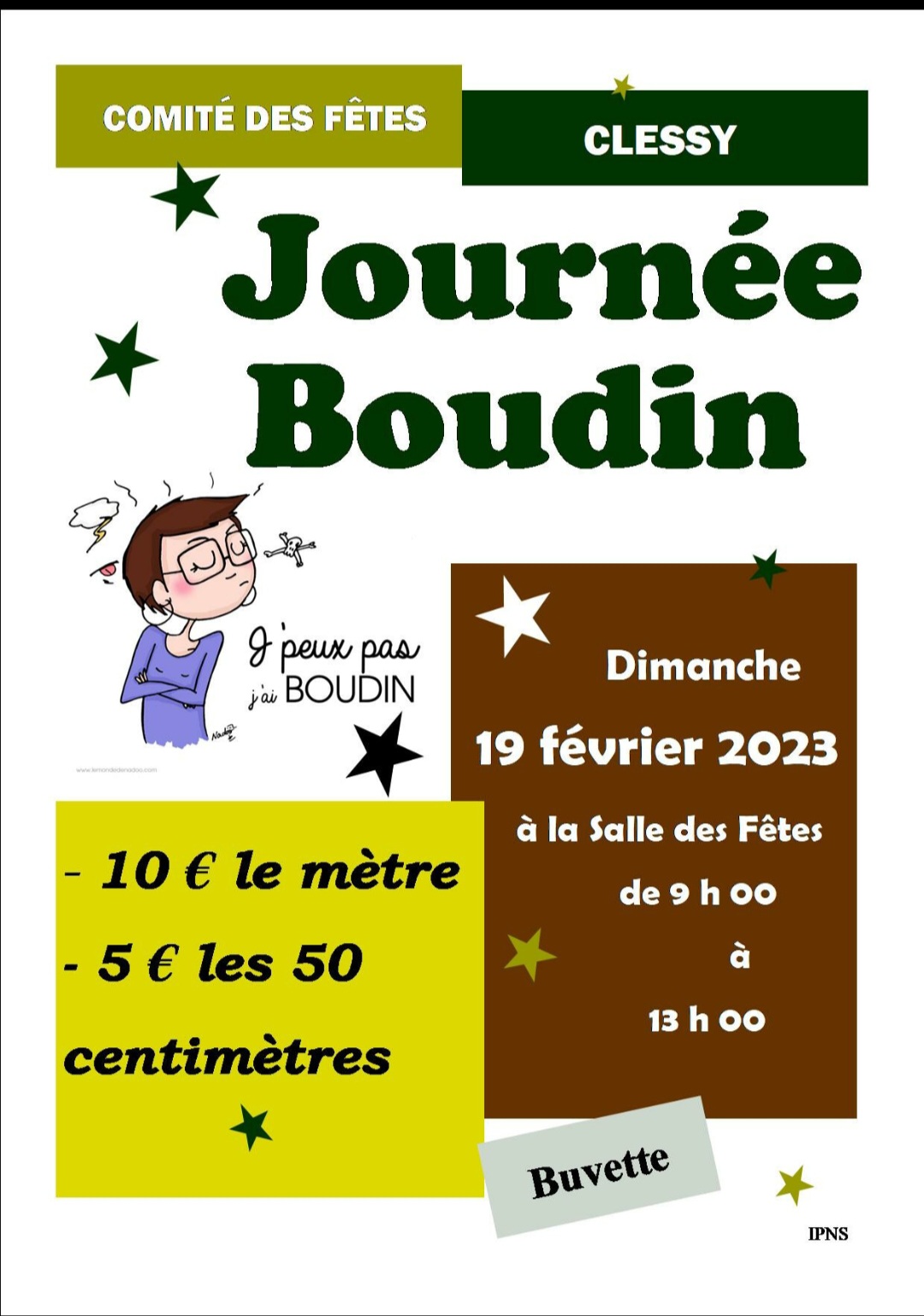 vente de boudin